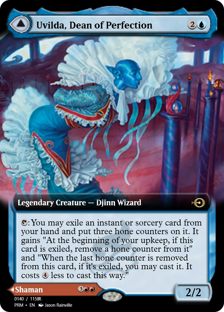 Uvilda, Dean of Perfection // Nassari, Dean of Expression (PRM-90252) - Magic Online Promos