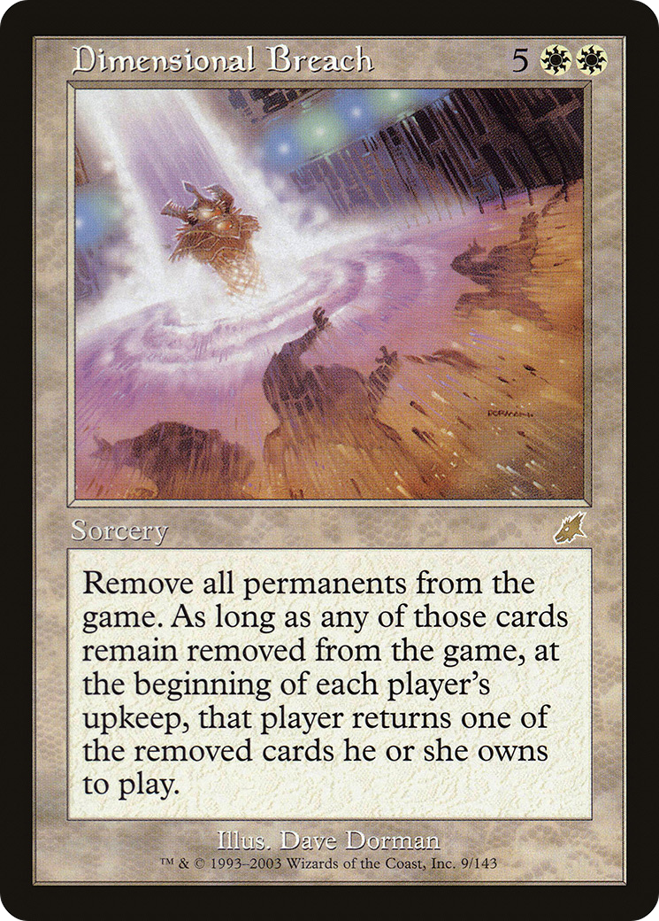 Dimensional Breach (SCG-009) - Scourge Foil
