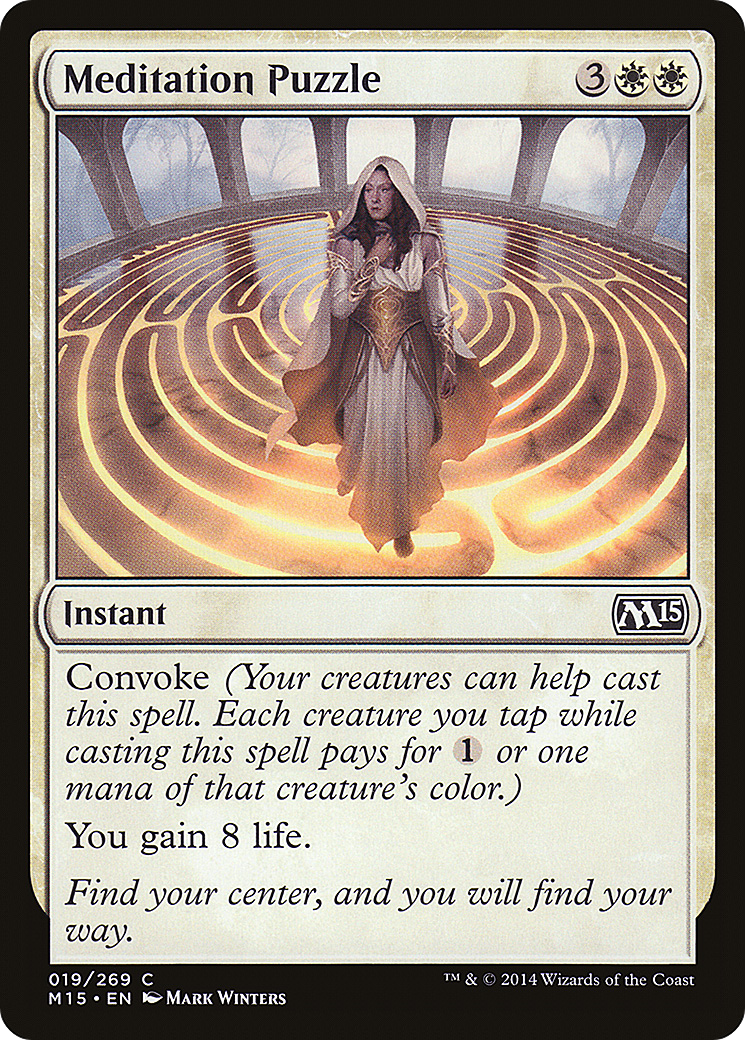 Meditation Puzzle (M15-019) - Magic 2015