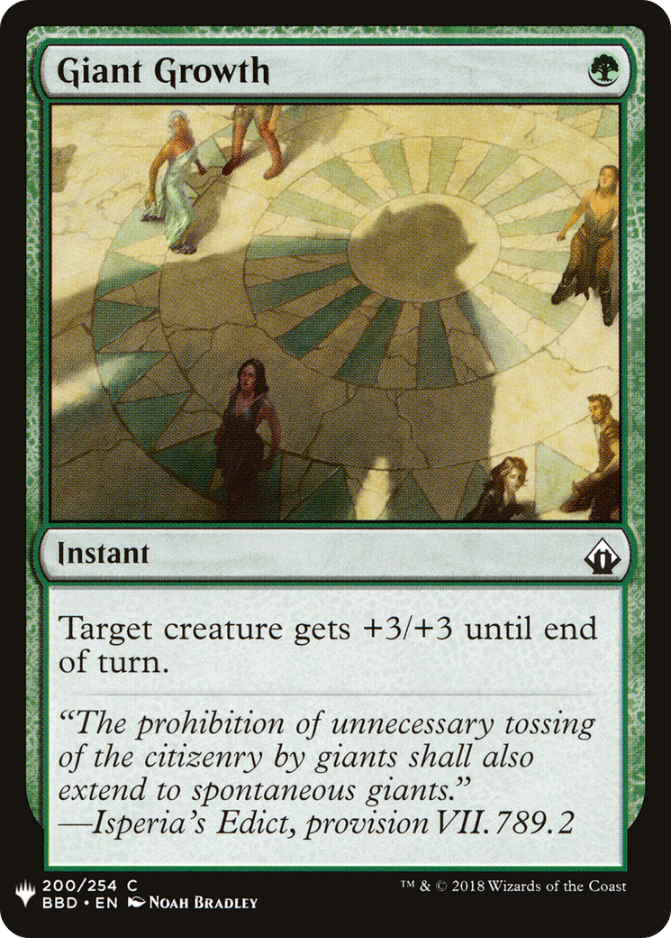 Giant Growth (LIST-200) - The List