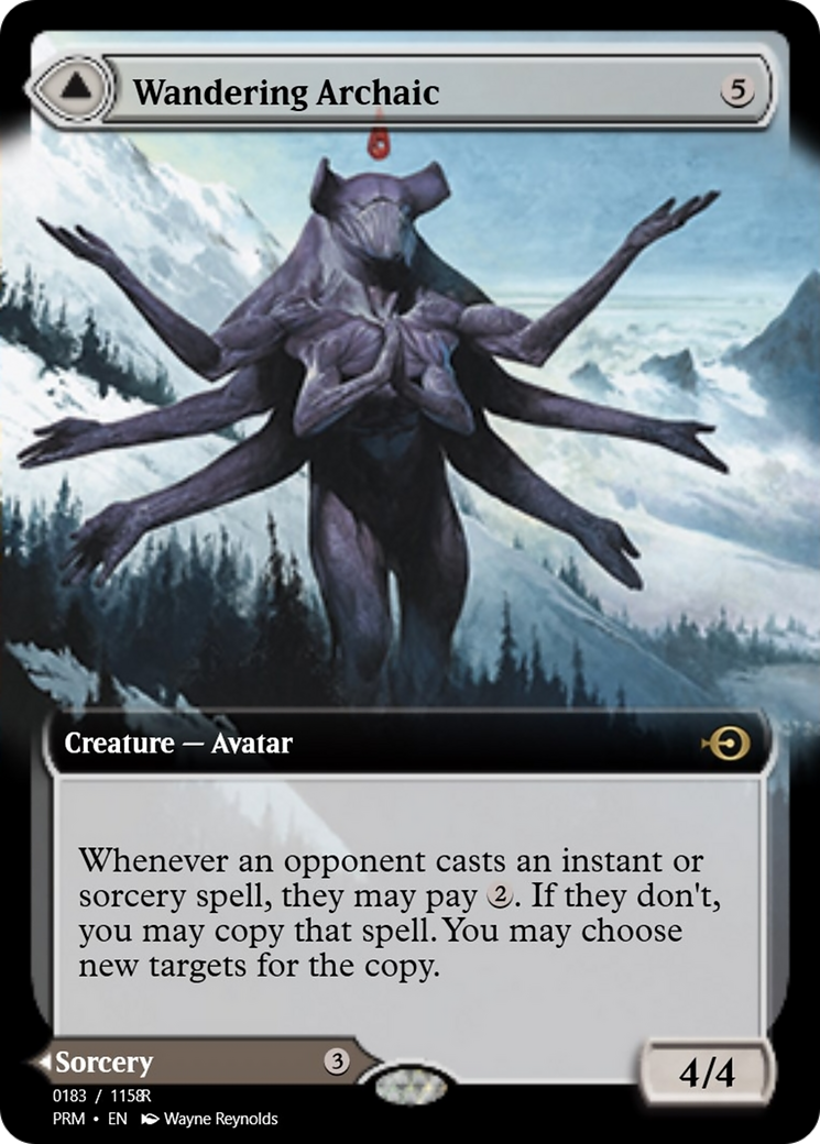 Wandering Archaic // Explore the Vastlands (PRM-90338) - Magic Online Promos