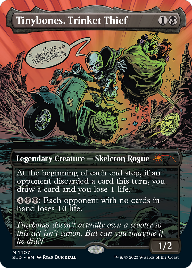 Tinybones, Trinket Thief (SLD-1407) - Secret Lair Drop (Borderless)