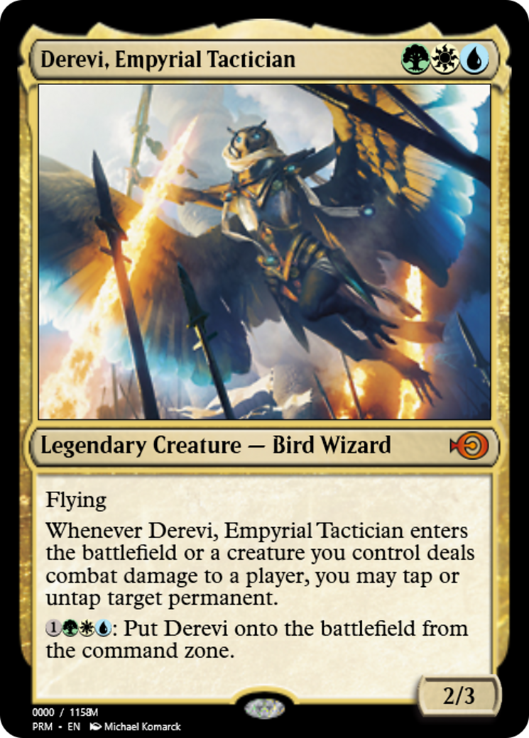 Derevi, Empyrial Tactician (PRM-86198) - Magic Online Promos Foil