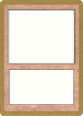 Blank Card (WCD-00A) - World Championship Decks 1999