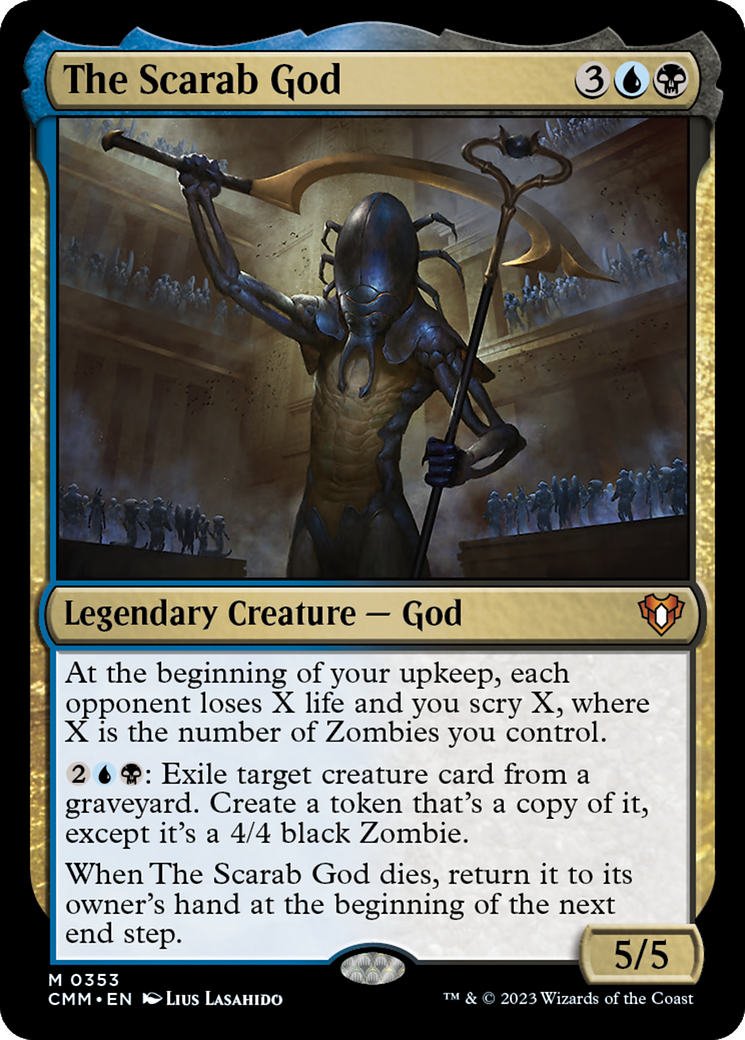 The Scarab God (CMM-353) - Commander Masters Foil