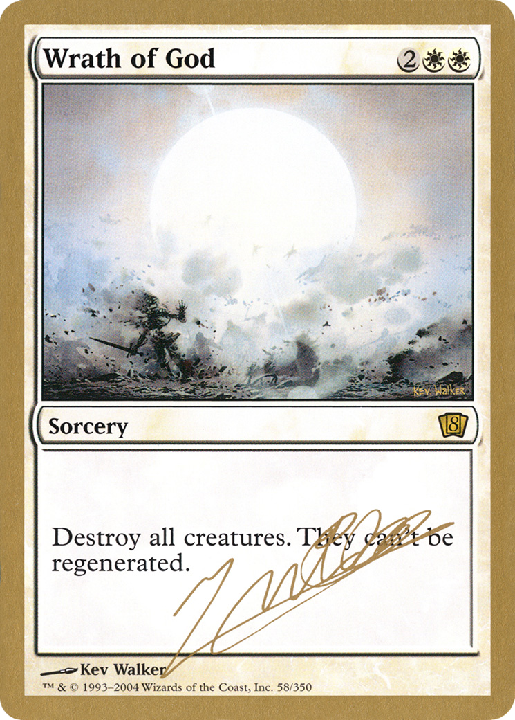 Wrath of God - 2004 Julien Nuijten (8ED) (WCD-JN58) - World Championship Decks 2004