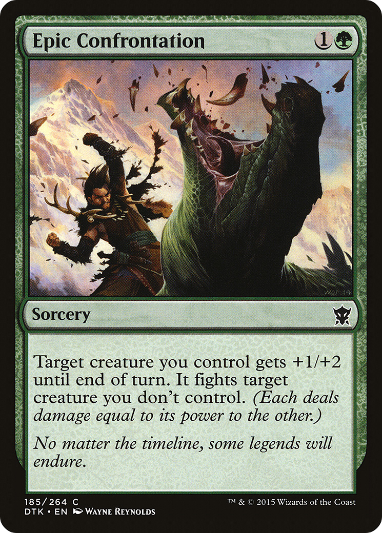 Epic Confrontation (DTK-185) - Dragons of Tarkir