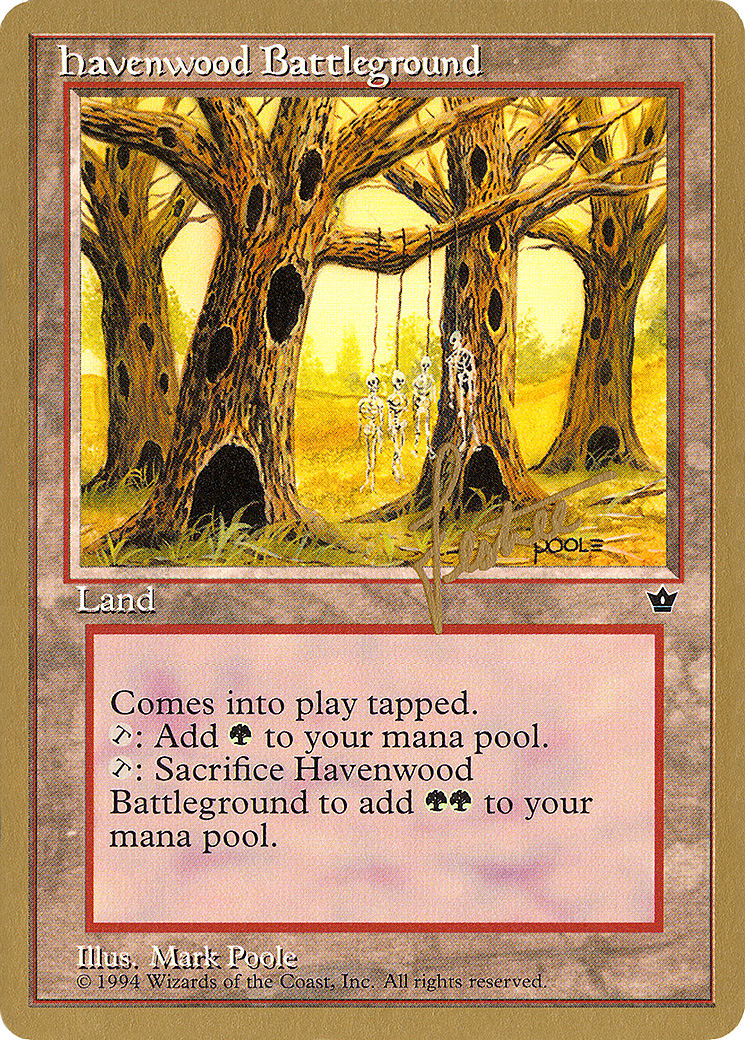 Havenwood Battleground - 1996 Bertrand Lestree (FEM) (WCD-BL96) - Pro Tour Collector Set