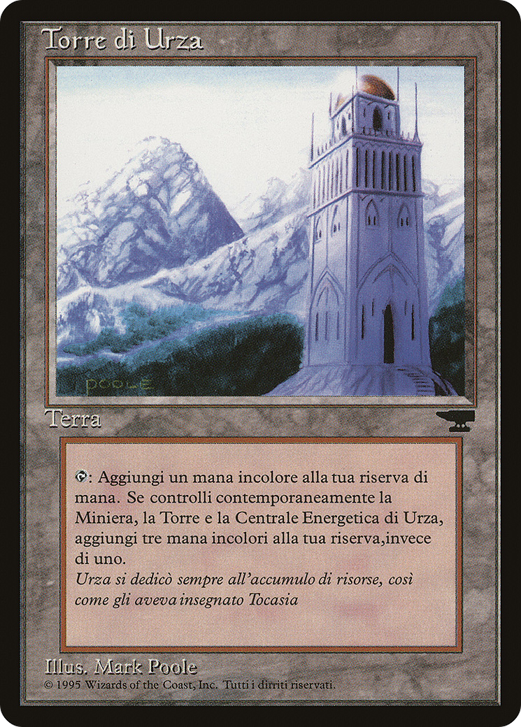 Urza's Tower (Plains) (Italian) - "Torre di Urza" (REN-184) - Rinascimento