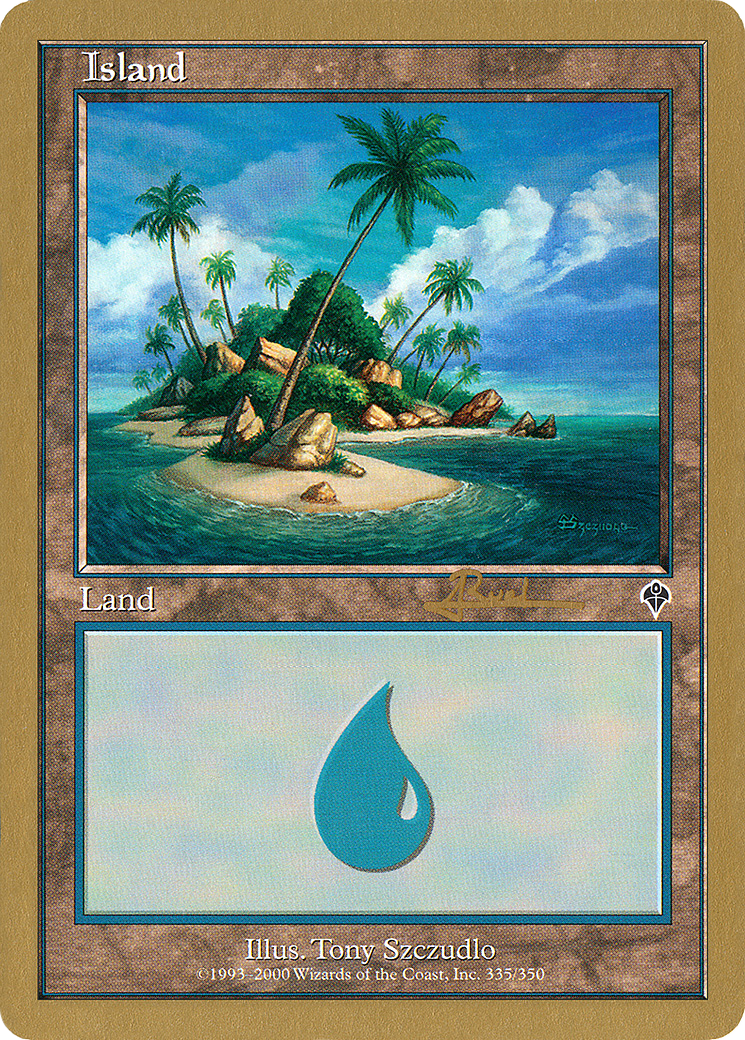 Island (335) - 2001 Antoine Ruel (INV) (WCD-AR335A) - World Championship Decks 2001