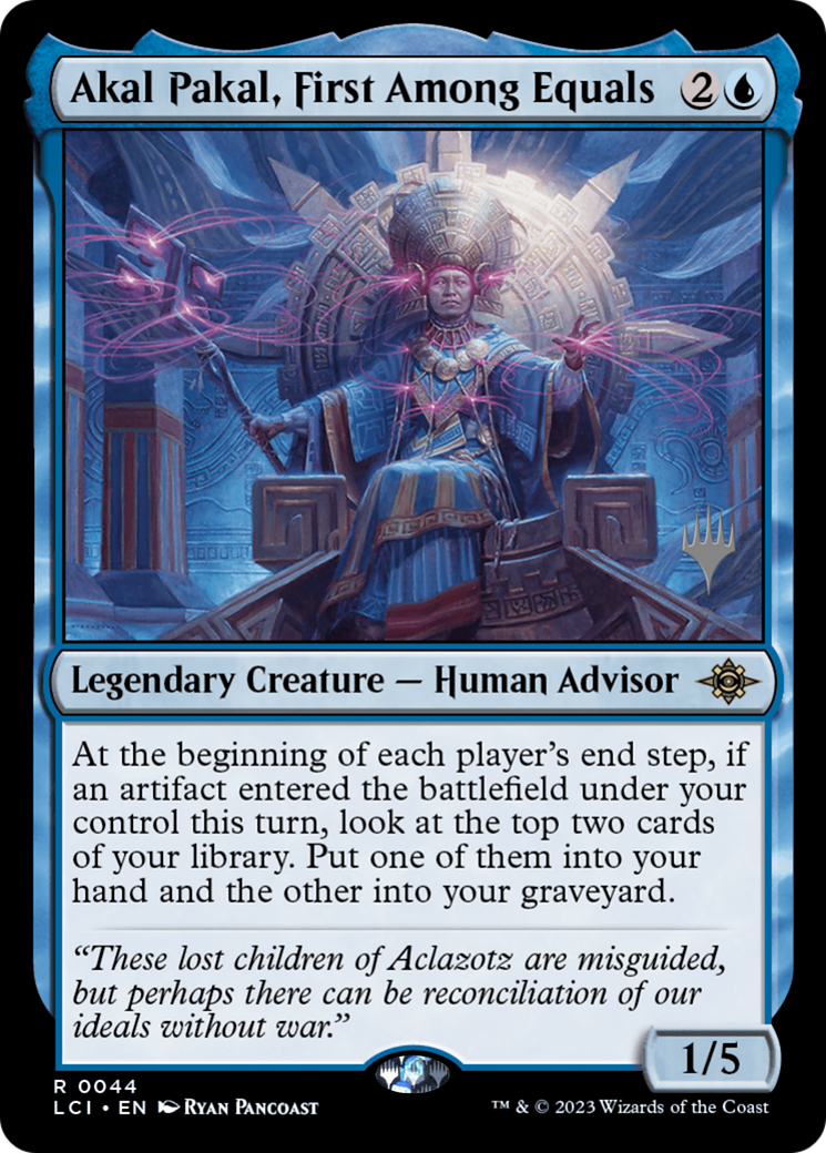 Akal Pakal, First Among Equals (PPLCI-44P) - The Lost Caverns of Ixalan Promos Foil
