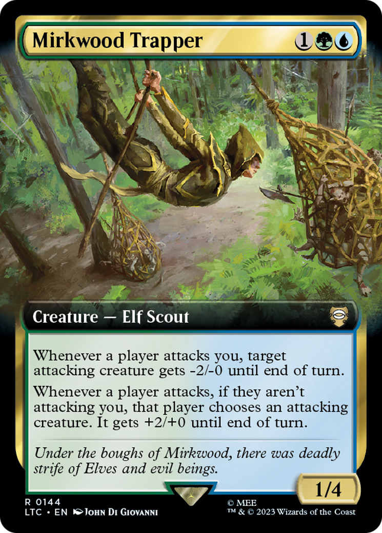 Mirkwood Trapper (Extended Art) (LTC-144) - Tales of Middle-earth Commander: (Extended Art) Foil