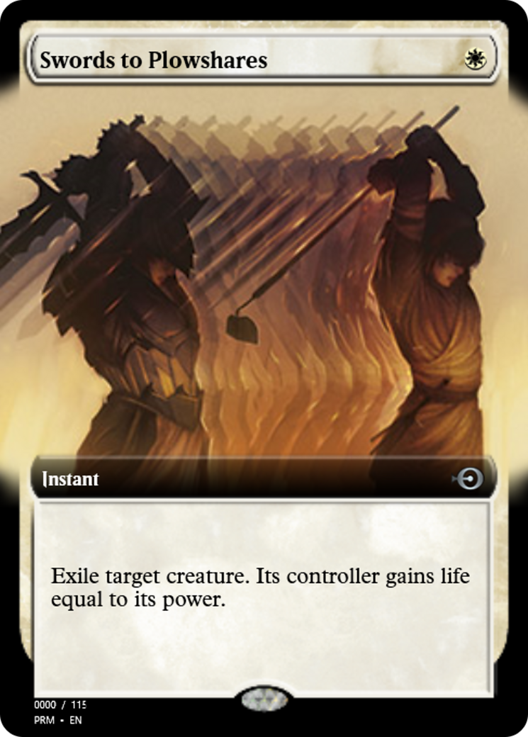 Swords to Plowshares (PRM-86138) - Magic Online Promos Foil