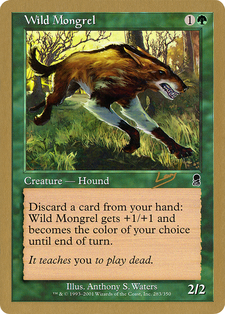 Wild Mongrel - 2002 Raphael Levy (ODY) (WCD-RL283) - World Championship Decks 2002
