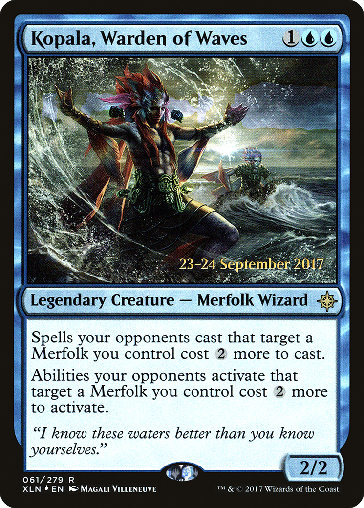 Kopala, Warden of Waves (PRE-61S) - Ixalan Promos Foil