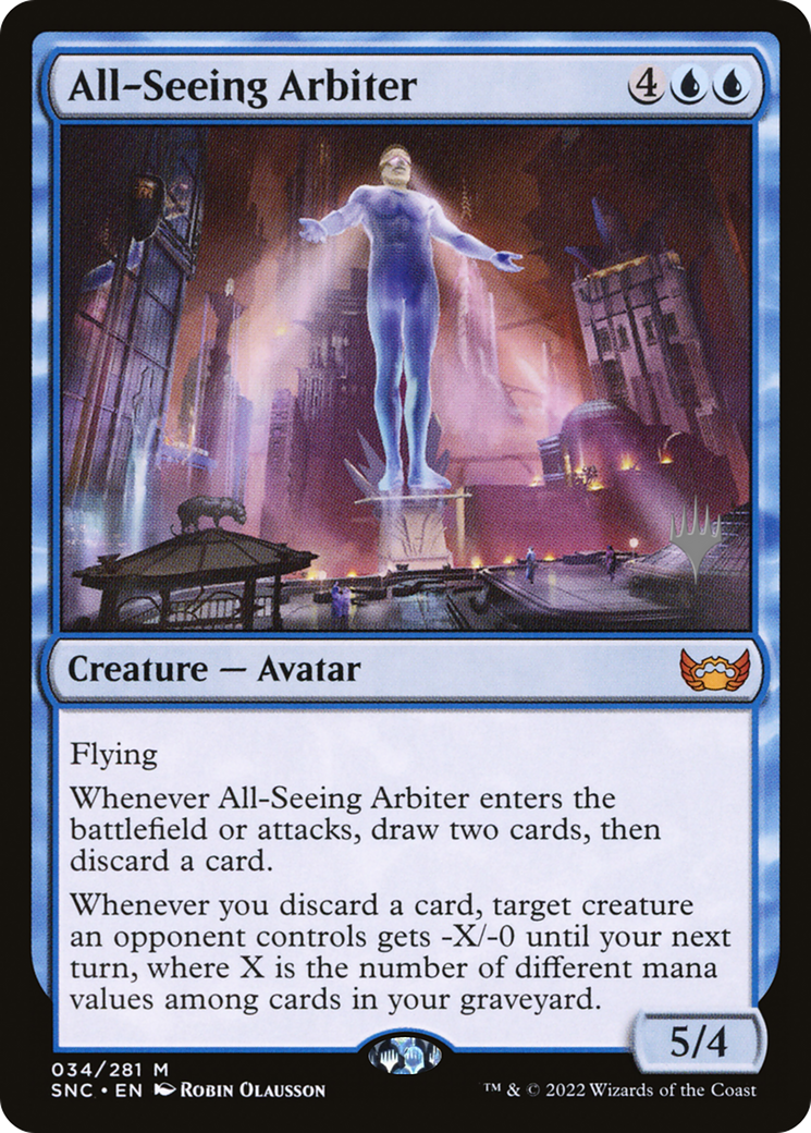 All-Seeing Arbiter (PPSNC-34P) - Streets of New Capenna Promos