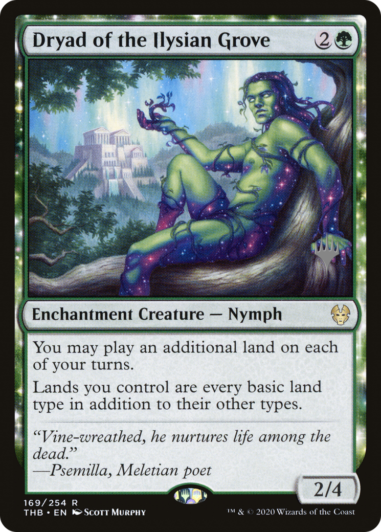 Dryad of the Ilysian Grove (PPTHB-169P) - Theros Beyond Death Promos: (enchantment)