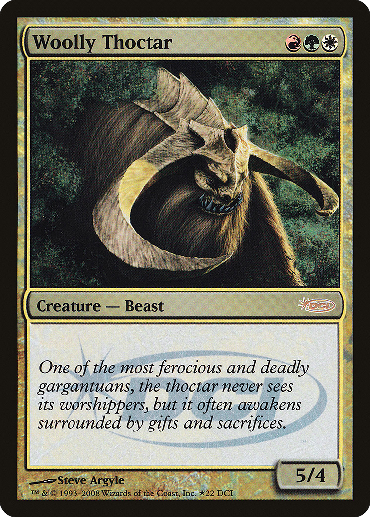 Woolly Thoctar (WPN-022) - DCI Promos Foil