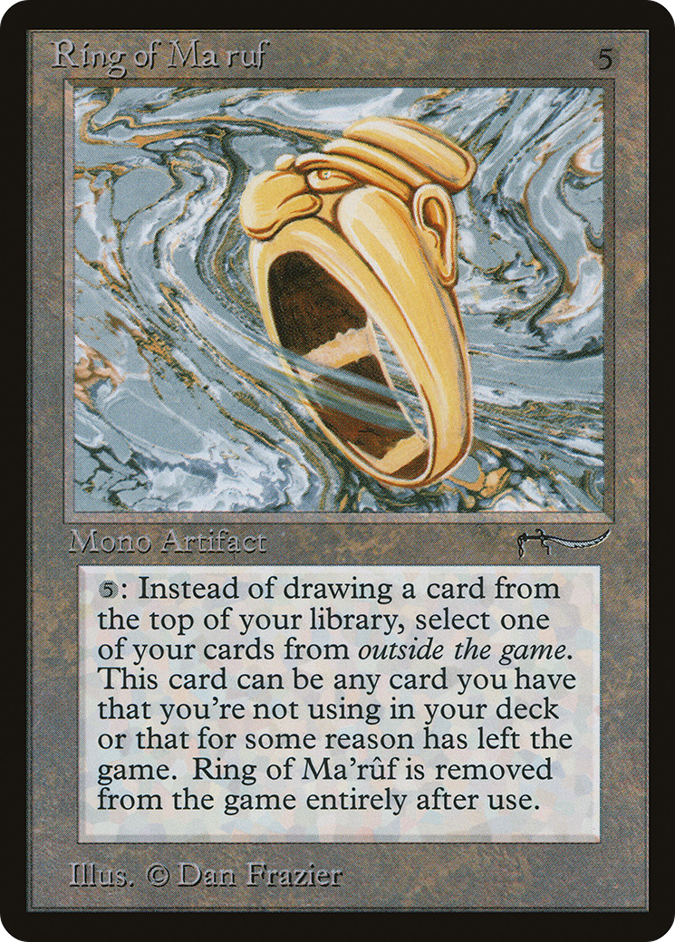 Ring of Ma'rûf (ARN-) - Arabian Nights