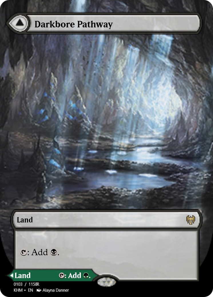 Darkbore Pathway // Slitherbore Pathway (PRM-88406) - Magic Online Promos Foil