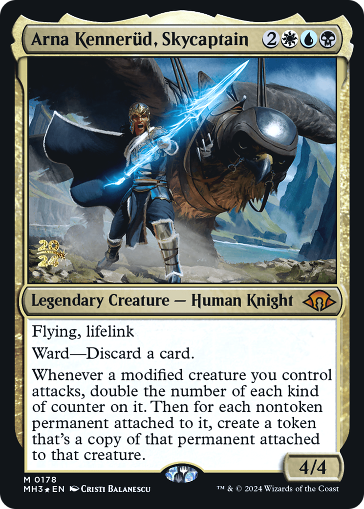 Arna Kennerüd, Skycaptain (PRE-178S) - Modern Horizons 3 Promos Foil
