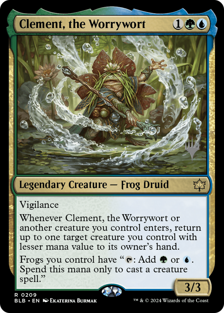 Clement, the Worrywort (PPBLB-209P) - Bloomburrow Promos