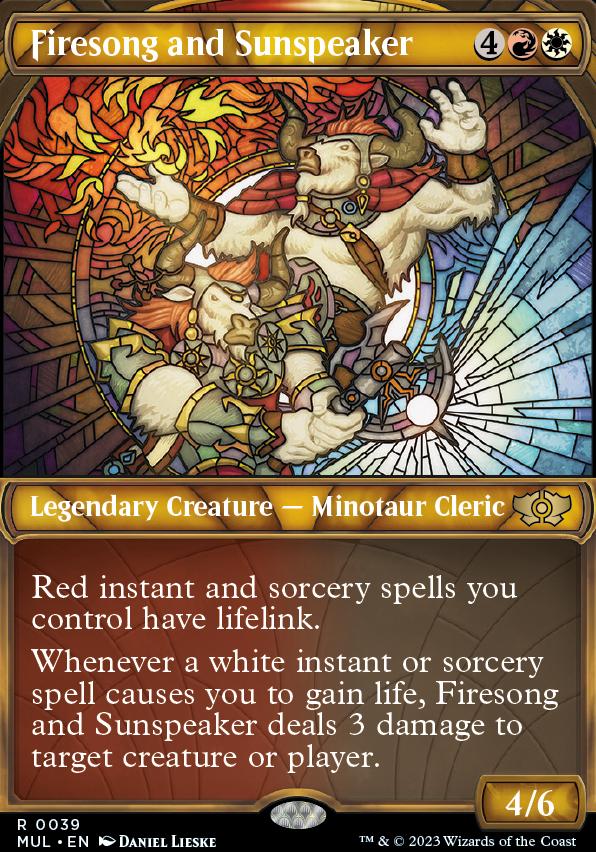 Firesong and Sunspeaker (MUL-039) - Multiverse Legends: (Showcase)