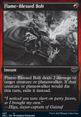 Flame-Blessed Bolt (DBL-425) - Innistrad: Double Feature