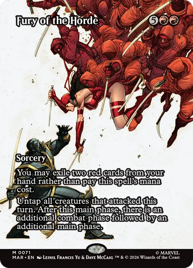 Fury of the Horde (MAR-0071) -  Marvel Eternal-Legal Foil