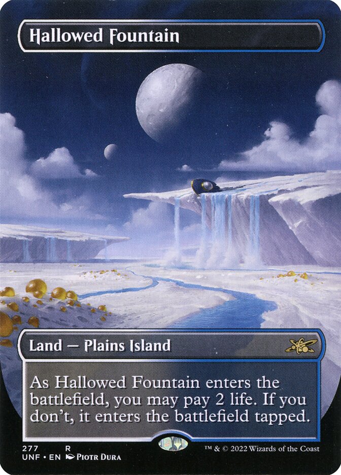 Hallowed Fountain (Borderless) (UNF-277) - Unfinity (Borderless)