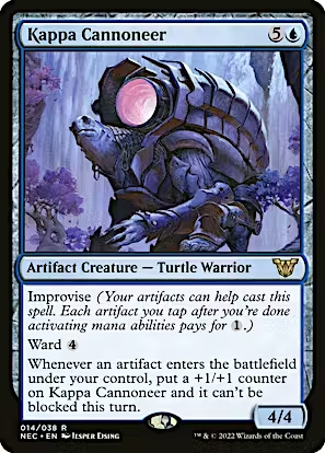 Kappa Cannoneer (NEC-014) - Neon Dynasty Commander