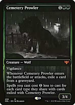 Cemetery Prowler (DBL-458) - Innistrad: Double Feature