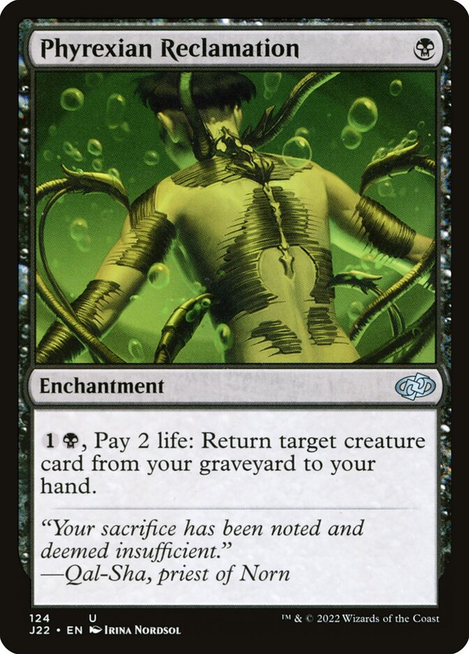 Phyrexian Reclamation (J22-124) - Jumpstart 2022