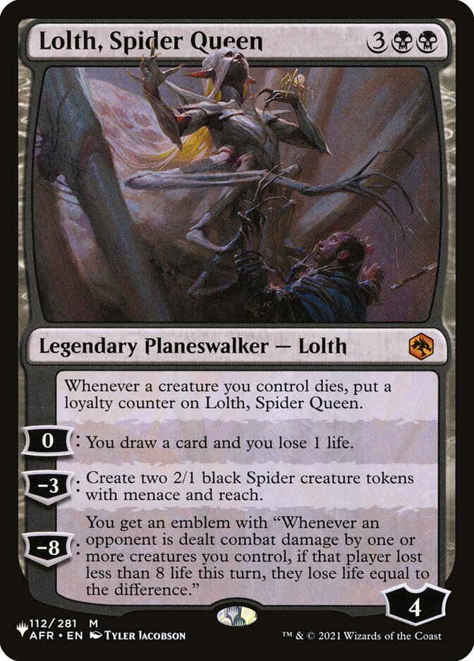 Lolth, Spider Queen (LIST-AFR-112) - The List