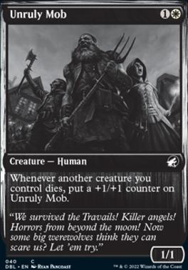Unruly Mob (DBL-040) - Innistrad: Double Feature Foil