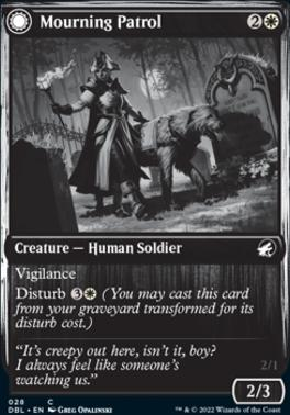 Mourning Patrol (DBL-028) - Innistrad: Double Feature: (Double Faced Transform)