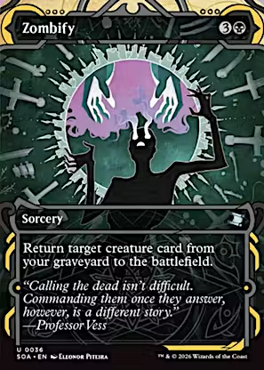 Zombify (SOA-036) - Secrets of Strixhaven: Mystical Archive
