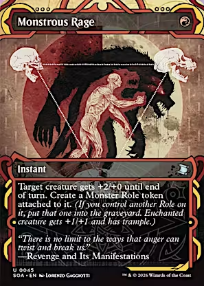 Monstrous Rage (SOA-045) - Secrets of Strixhaven: Mystical Archive