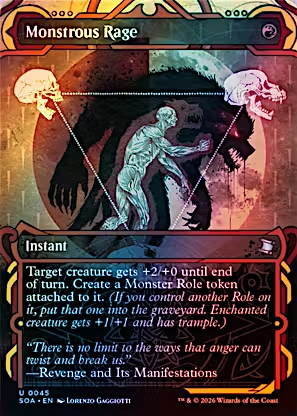 Monstrous Rage (SOA-045) - Secrets of Strixhaven: Mystical Archive Foil