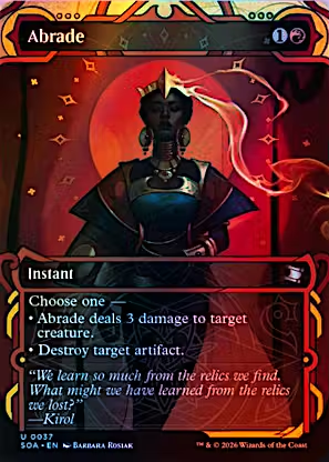 Abrade (SOA-037) - Secrets of Strixhaven: Mystical Archive Foil