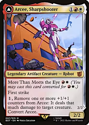 Arcee, Sharpshooter (BOT-007) - Transformers: (convertdfc)