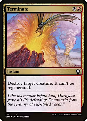 Terminate (DMC-172) - Dominaria United Commander