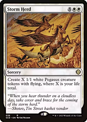 Storm Herd (SCD-036) - Starter Commander Decks