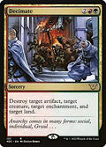 Decimate (NEC-137) - Neon Dynasty Commander