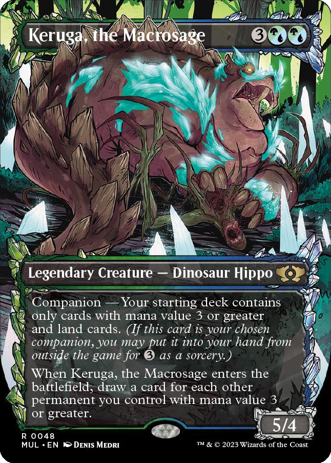 Keruga, the Macrosage (MUL-048) - Multiverse Legends: (Showcase) (Borderless)