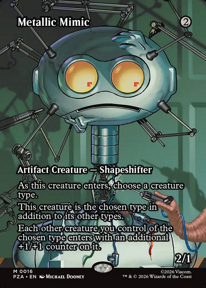 Metallic Mimic (Borderless) (PZA-016) - Teenage Mutant Ninja Turtles Eternal-Legal Foil