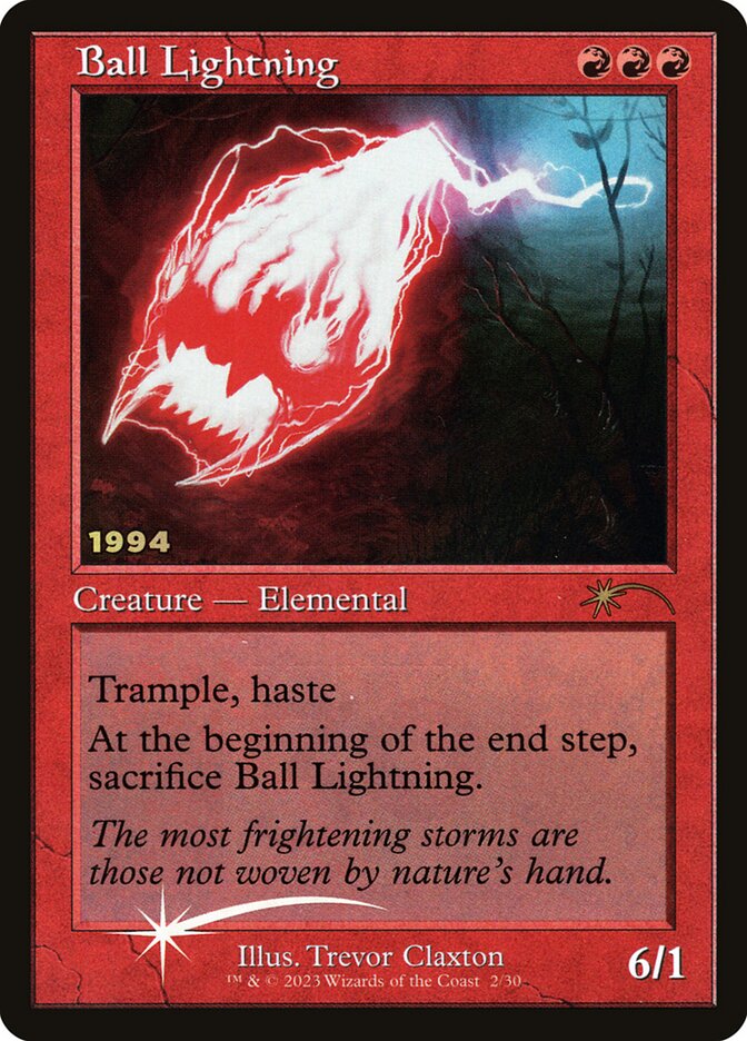 Ball Lightning (30A-P-002) - 30th Anniversary Play Promos Foil
