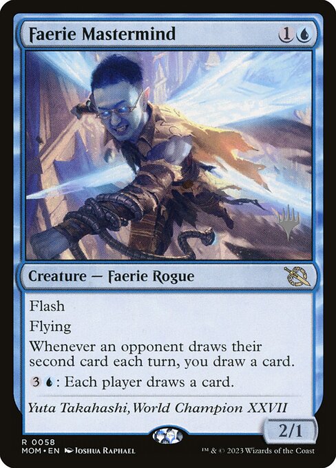 Faerie Mastermind (PPMOM-58P) - March of the Machine Promos