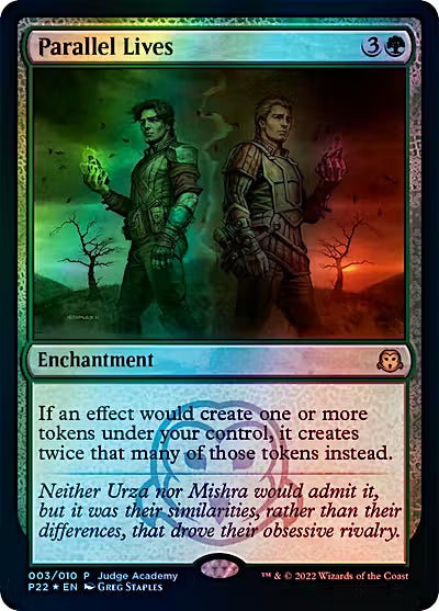 Parallel Lives (JDG-003) - Judge Gift Cards 2022 Foil