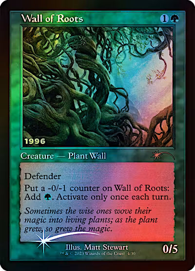 Wall of Roots (30A-P-004) - 30th Anniversary Play Promos Foil